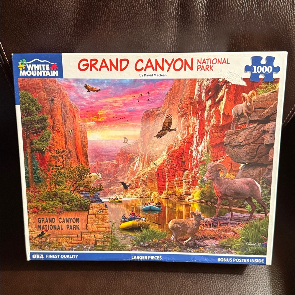 White Mountain Grand Canyon Puzzle - 1000 Pieces.